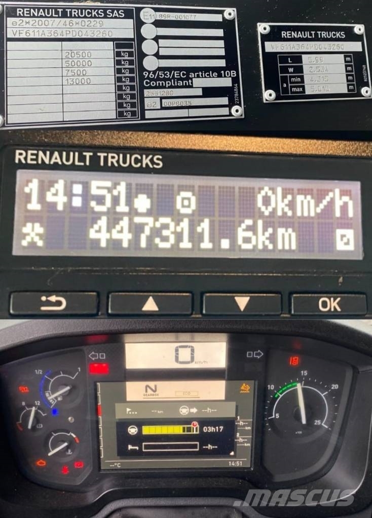 Renault T480 De13/Retarder 1er Main endommagé Sattelzugmaschinen
