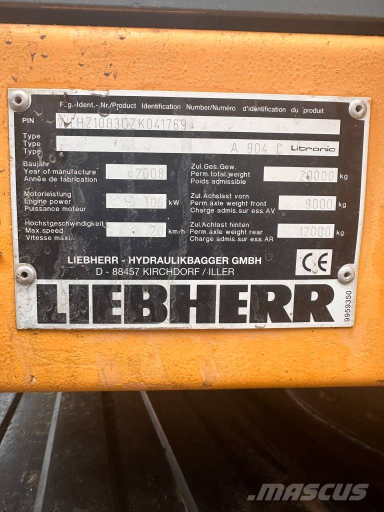 Liebherr 904 Ratiniai ekskavatoriai