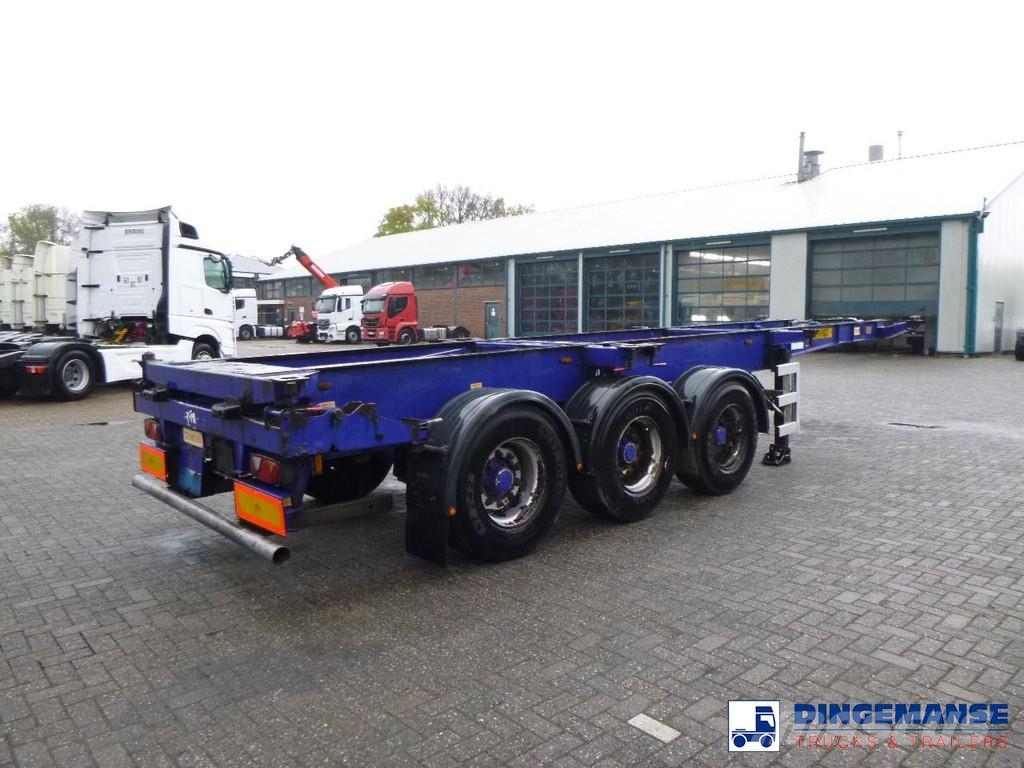 Dennison 3-axle container trailer 20-30-40-45 ft Kontejnerske poluprikolice