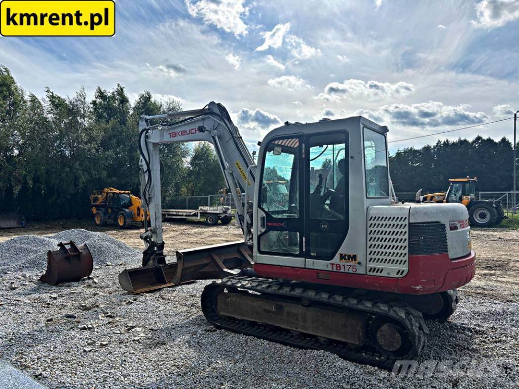 Takeuchi TB 175 MIDI-KOPARKA 2008R MTH: 5183 ! | Kubota KX0 Vidutinės galios ekskavatoriai 7-12 t