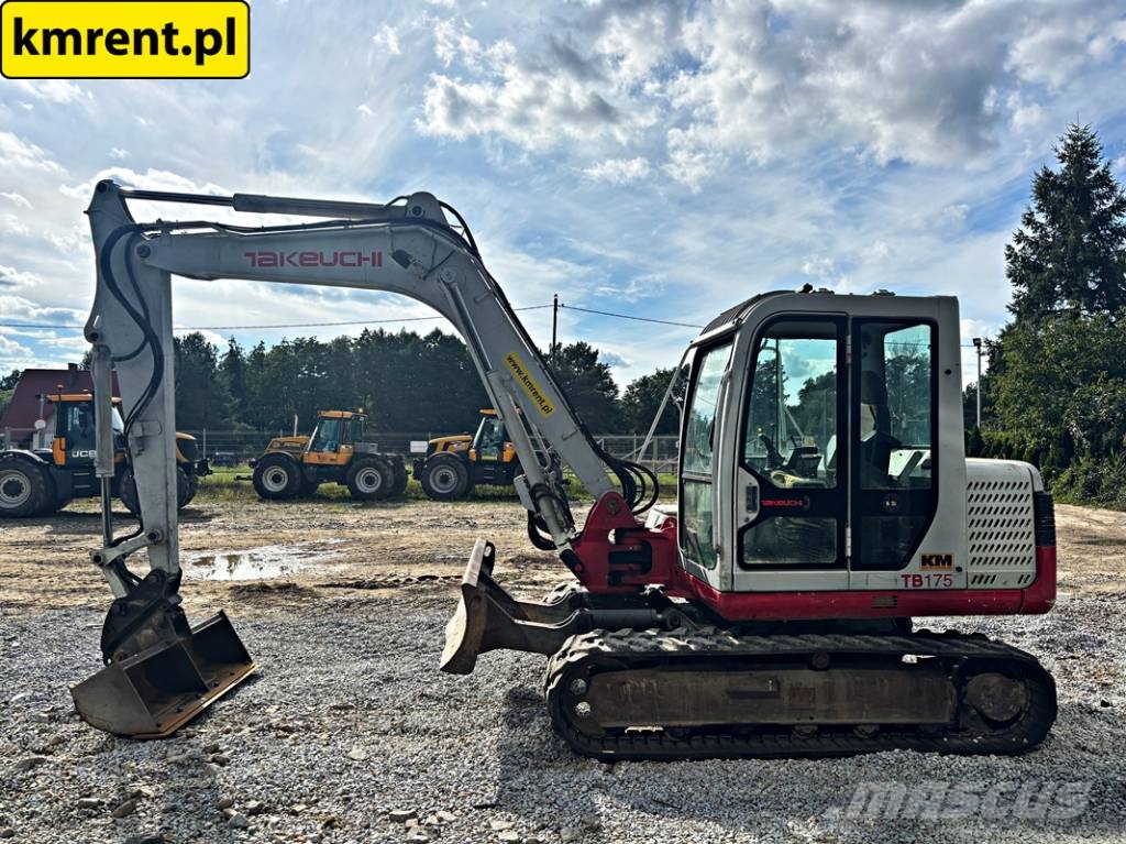 Takeuchi TB 175 MIDI-KOPARKA 2008R MTH: 5183 ! | Kubota KX0 Vidutinės galios ekskavatoriai 7-12 t