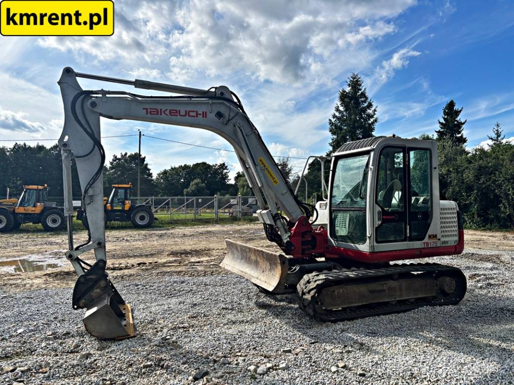 Takeuchi TB 175 MIDI-KOPARKA 2008R MTH: 5183 ! | Kubota KX0 Vidutinės galios ekskavatoriai 7-12 t