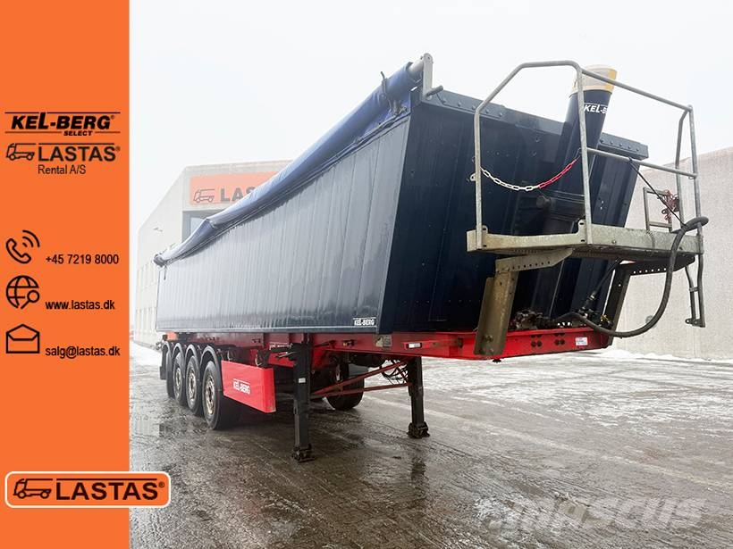 Kel-Berg Tipper / Alukastenmulde Kipper 37m3 Semi-reboques basculantes