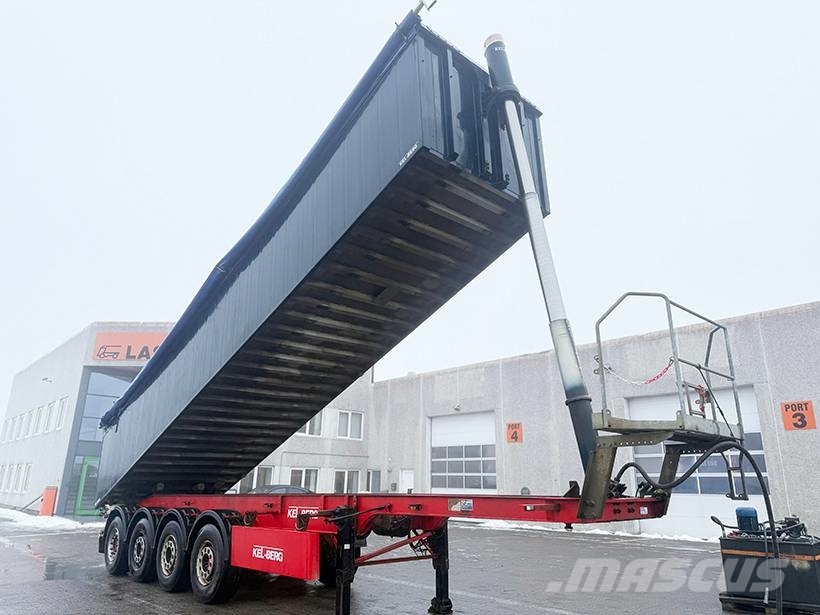 Kel-Berg Tipper / Alukastenmulde Kipper 37m3 Semi-reboques basculantes