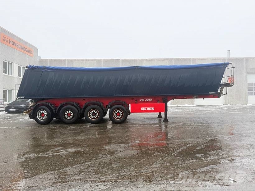Kel-Berg Tipper / Alukastenmulde Kipper 37m3 Semi-reboques basculantes