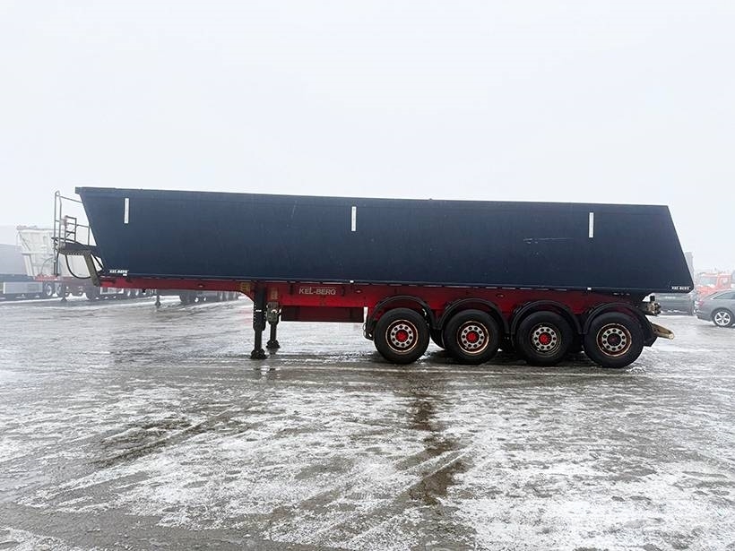 Kel-Berg Tipper / Alukastenmulde Kipper 37m3 Semi-reboques basculantes