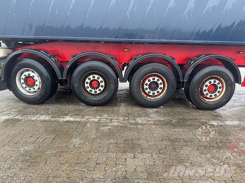 Kel-Berg Tipper / Alukastenmulde Kipper 37m3 Semi-reboques basculantes