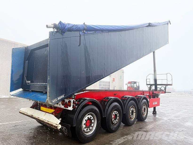Kel-Berg Tipper / Alukastenmulde Kipper 37m3 Semi-reboques basculantes