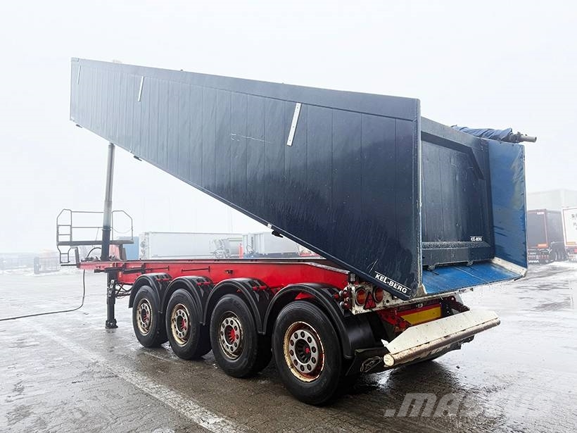 Kel-Berg Tipper / Alukastenmulde Kipper 37m3 Semi-reboques basculantes