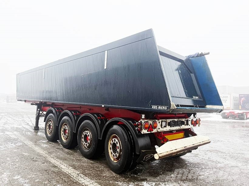 Kel-Berg Tipper / Alukastenmulde Kipper 37m3 Semi-reboques basculantes
