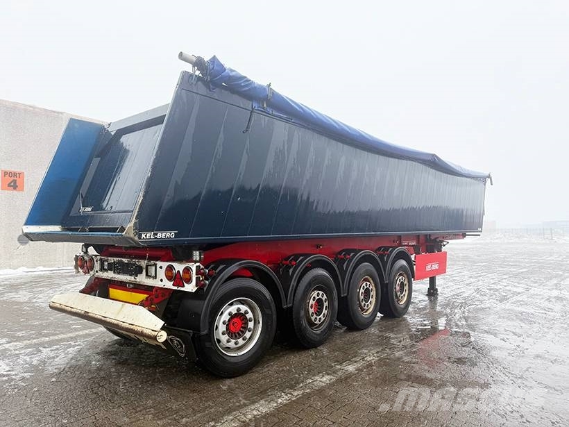 Kel-Berg Tipper / Alukastenmulde Kipper 37m3 Semi-reboques basculantes