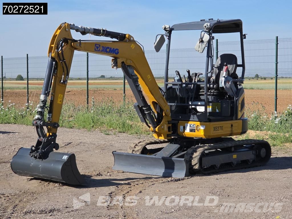 XCMG XE27 E Garantía de fábrica - 3 Cucharas - Certific Miniexcavadoras