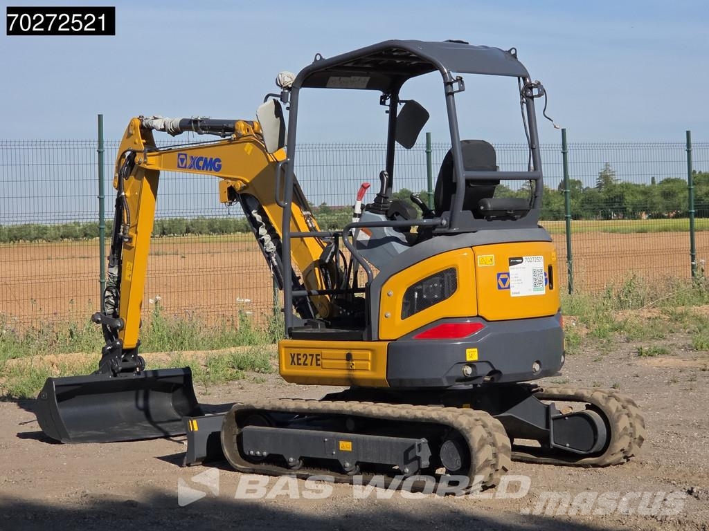 XCMG XE27 E Garantía de fábrica - 3 Cucharas - Certific Miniexcavadoras