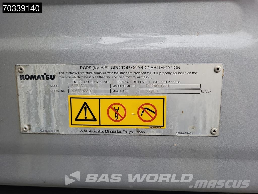 Komatsu PC240 LC-11 Kāpurķēžu ekskavatori