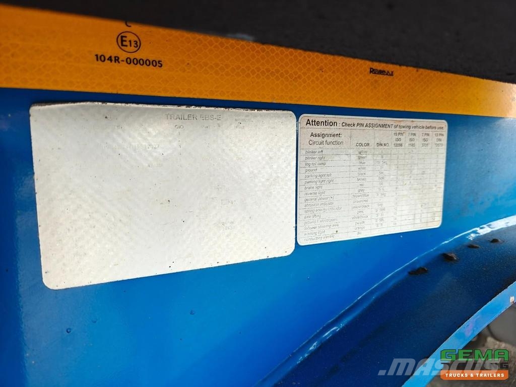 Schmidt S42S 3-Axle SAF - Ceptorn SideLoader 36T - Contain Containerframe/Skiploader semi-trailers