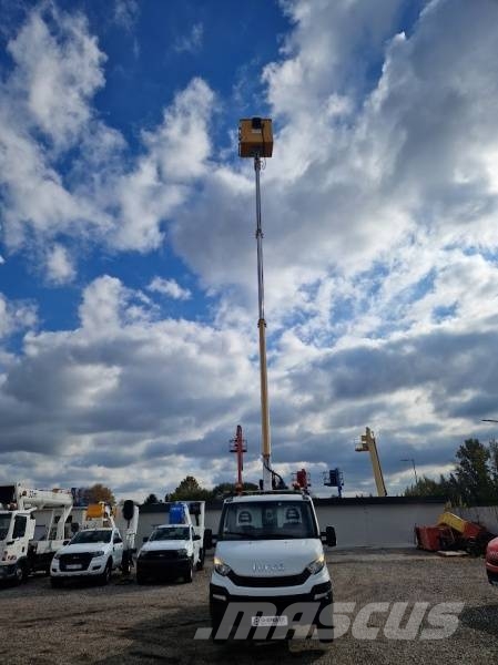 Iveco Daily Multitel 160 ALU DS - 16m, 200kg, HYBRID Teherautóra szerelt emelők és állványok