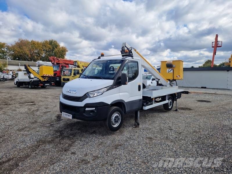 Iveco Daily Multitel 160 ALU DS - 16m, 200kg, HYBRID Teherautóra szerelt emelők és állványok