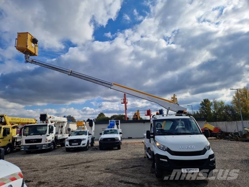 Iveco Daily Multitel 160 ALU DS - 16m, 200kg, HYBRID Teherautóra szerelt emelők és állványok