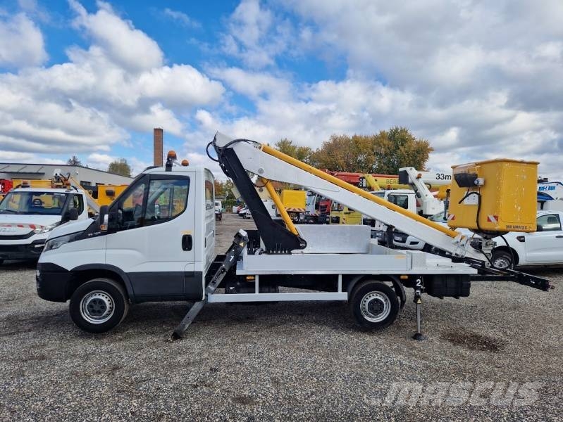Iveco Daily Multitel 160 ALU DS - 16m, 200kg, HYBRID Teherautóra szerelt emelők és állványok