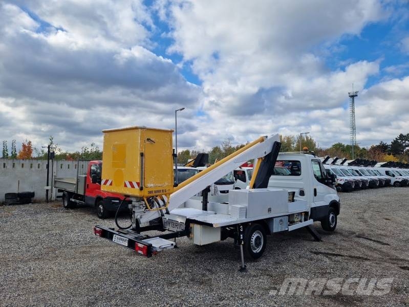 Iveco Daily Multitel 160 ALU DS - 16m, 200kg, HYBRID Teherautóra szerelt emelők és állványok