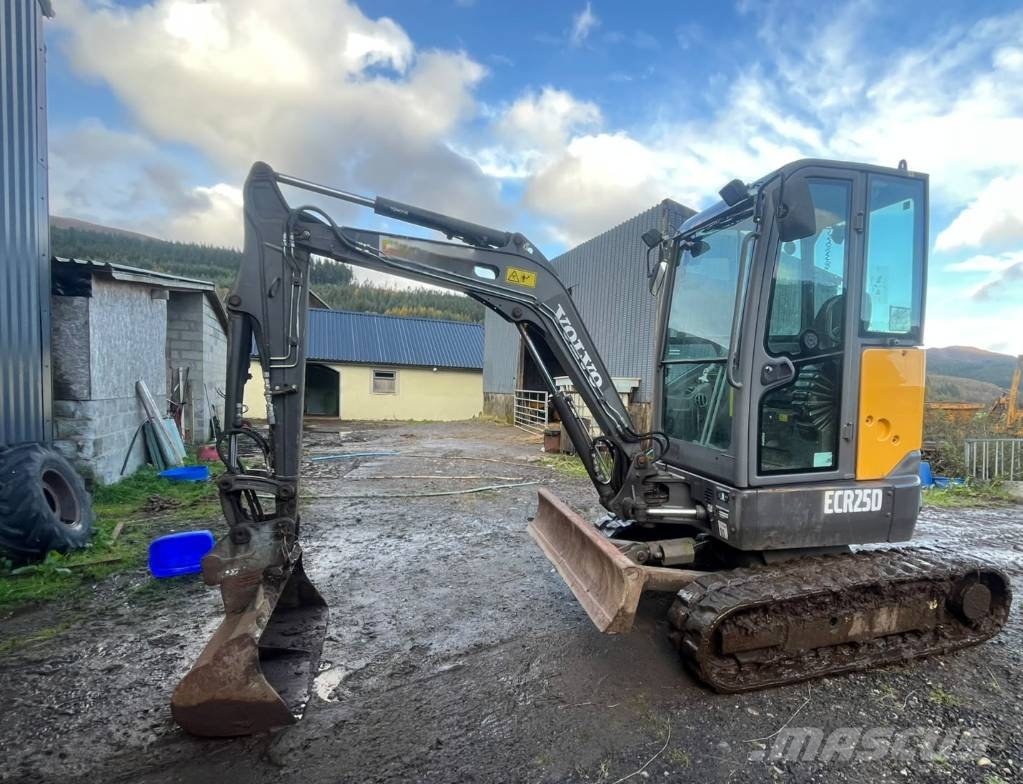 Volvo EC 25 D Mini kotrók < 7t