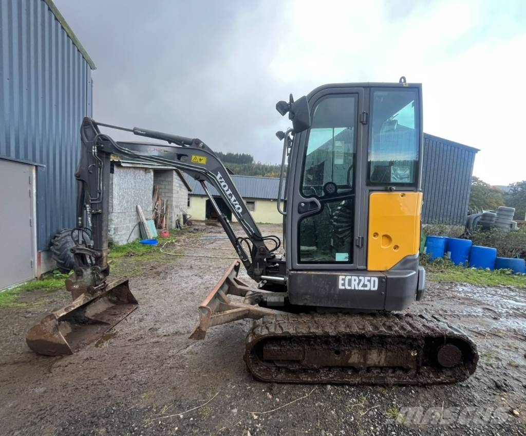 Volvo EC 25 D Mini kotrók < 7t
