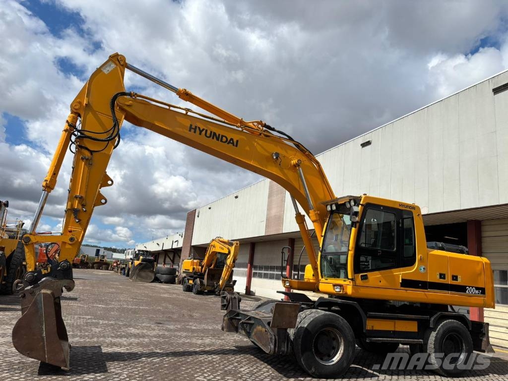 Hyundai Robex 200 W-7 Excavadoras de ruedas