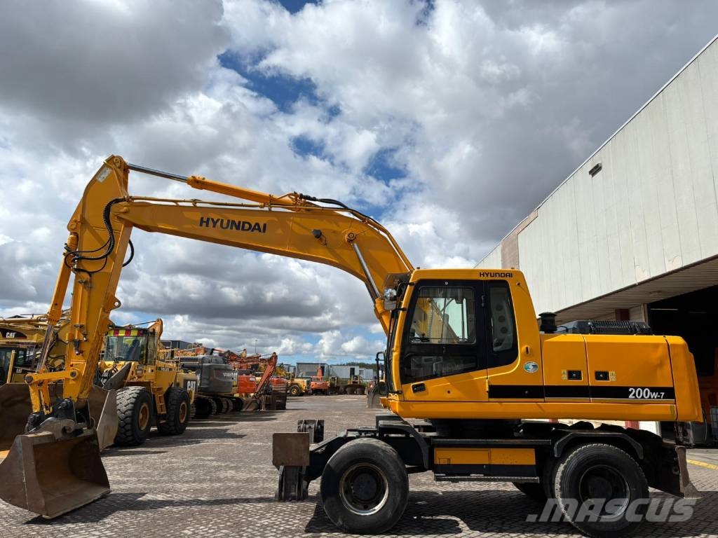 Hyundai Robex 200 W-7 Excavadoras de ruedas