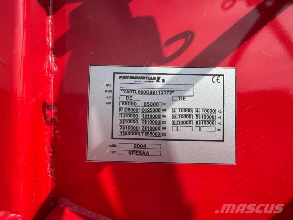 Faymonville STZ-6 AA 6 AXLE STEERING SAF - DOUBLE EXTENDABLE 8 Низькорамні напівпричепи