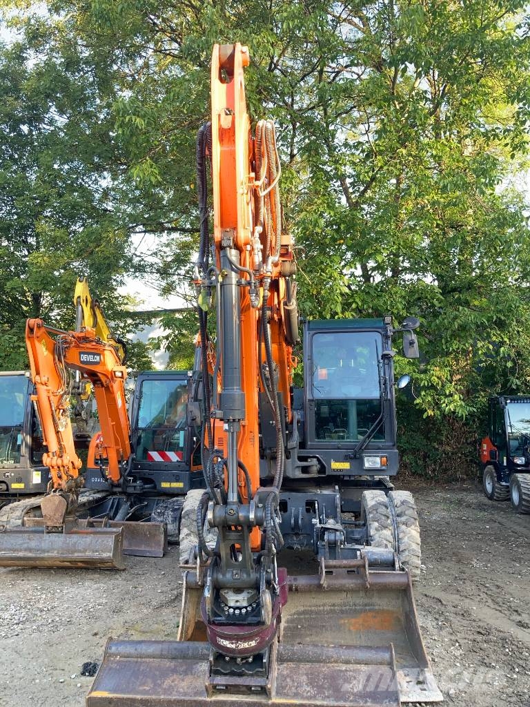 Doosan Mobilbagger DX 100 W-7 Bagri na kolesih