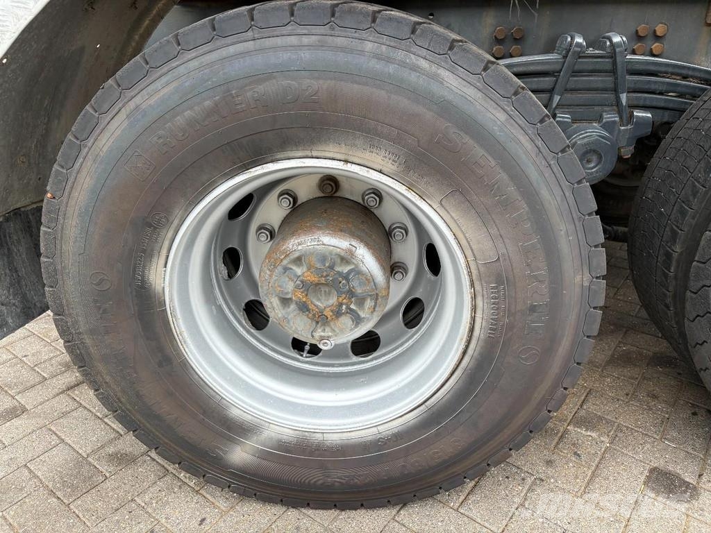 Scania P 410 + FASSI F 165 - 2X EXT. + 8X4 + HOOK ARM SYS Rol kiper kamioni s kukama za dizanje