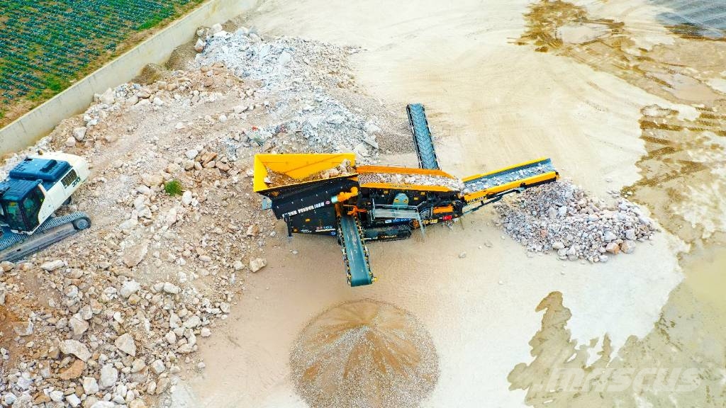 Fabo FTB 15-50 CRIBLE SCALPEUR A CHENILLES Mobiele zeefinstallaties