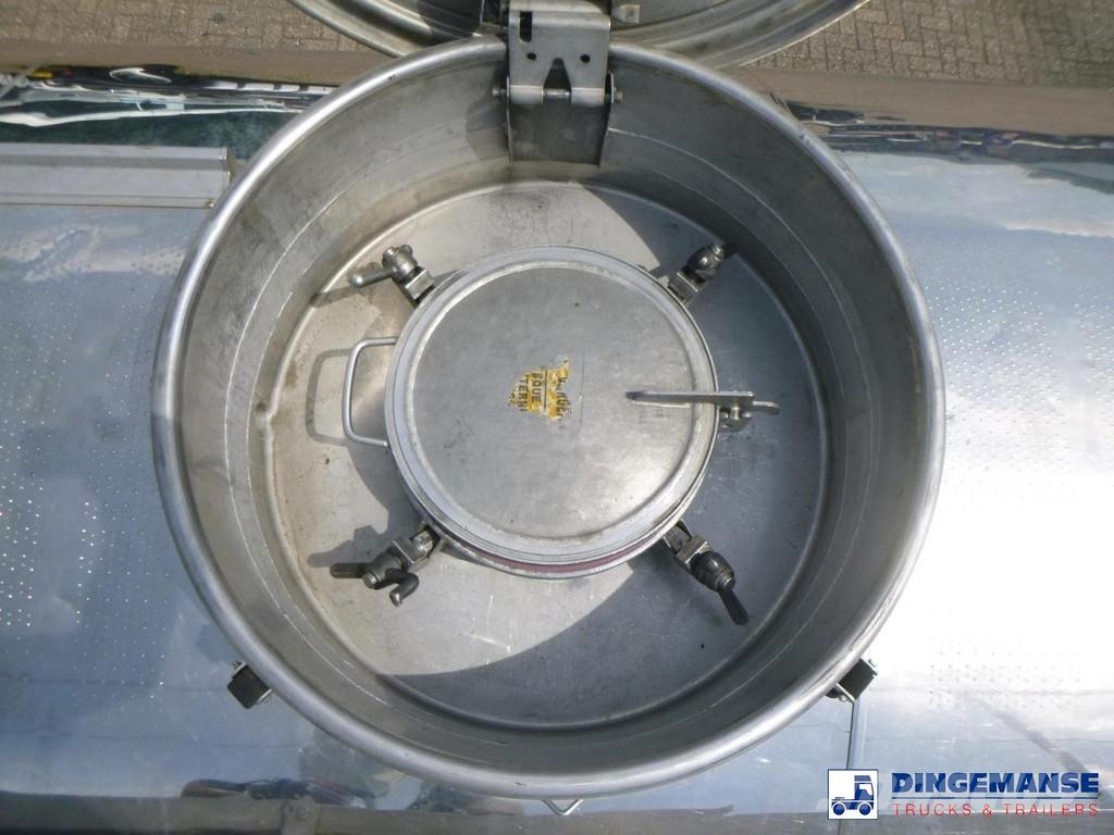 Magyar Chemical tank inox L4BH 32.5 m3 / 1 comp Semi remorque citerne