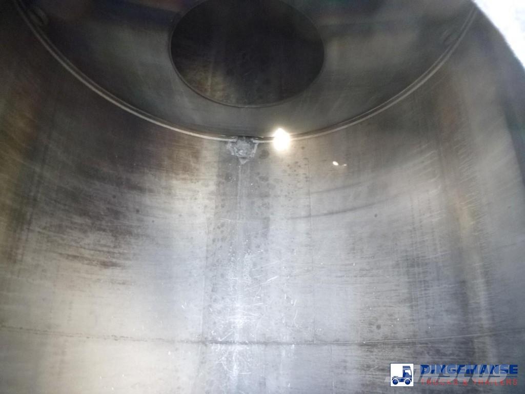 Magyar Chemical tank inox L4BH 32.5 m3 / 1 comp Semi remorque citerne