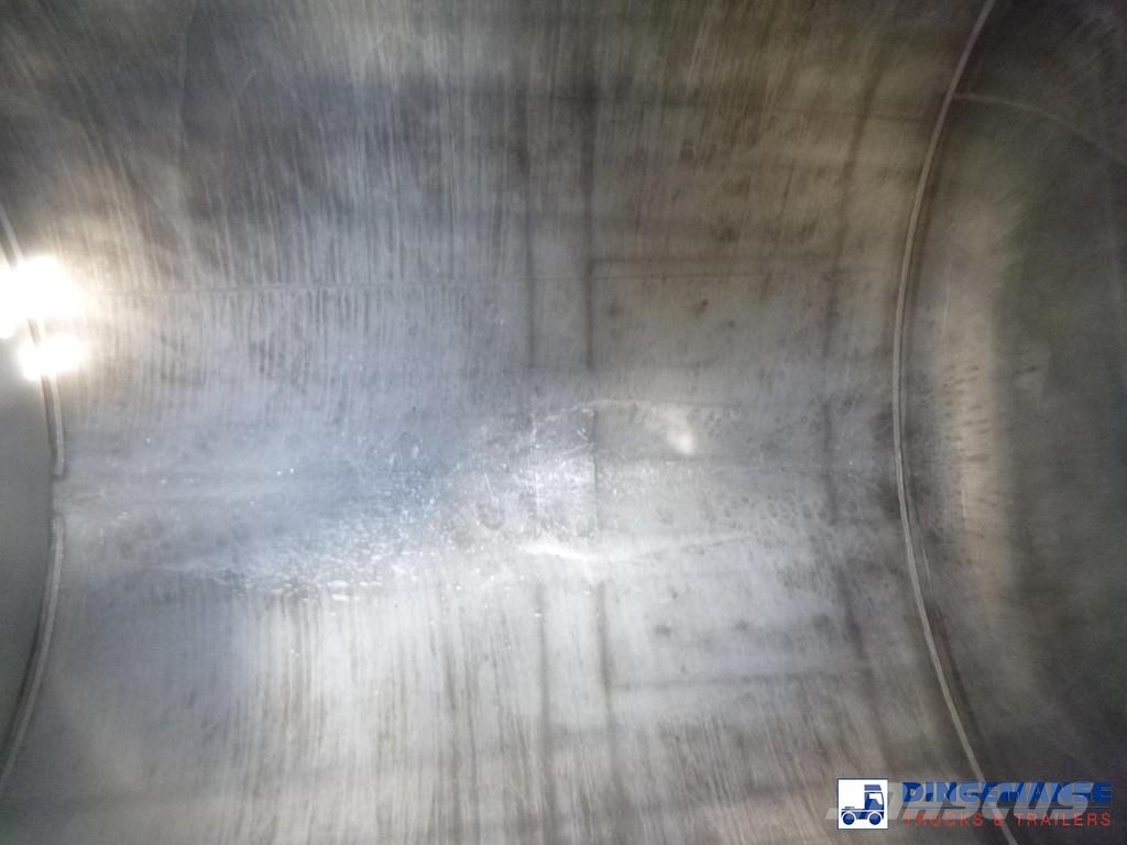 Magyar Chemical tank inox L4BH 32.5 m3 / 1 comp Semi remorque citerne