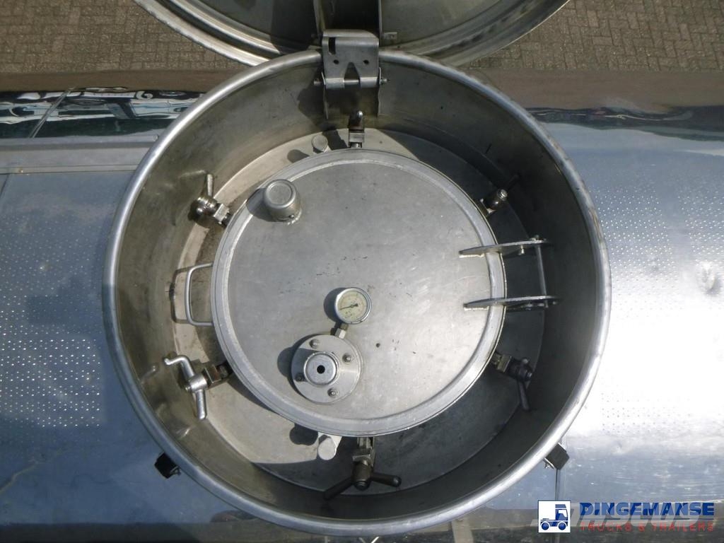 Magyar Chemical tank inox L4BH 32.5 m3 / 1 comp Semi remorque citerne