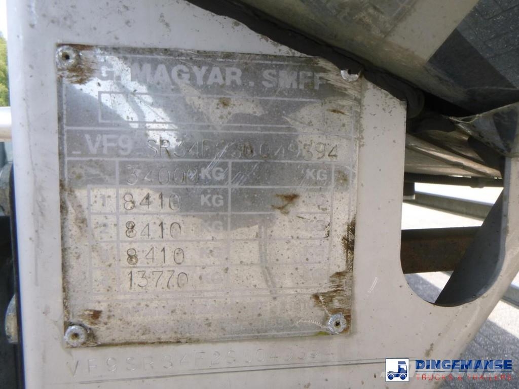 Magyar Chemical tank inox L4BH 32.5 m3 / 1 comp Semi remorque citerne