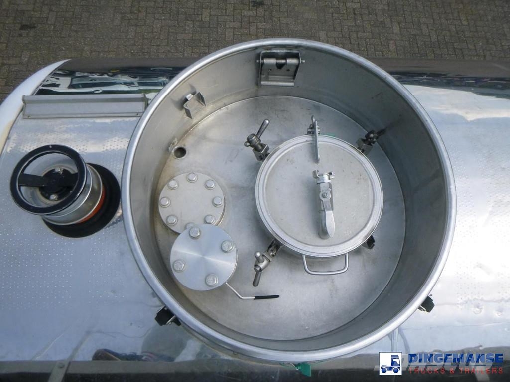 Magyar Chemical tank inox L4BH 32.5 m3 / 1 comp Semi remorque citerne