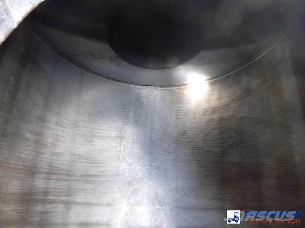 Magyar Chemical tank inox L4BH 32.5 m3 / 1 comp Semi remorque citerne