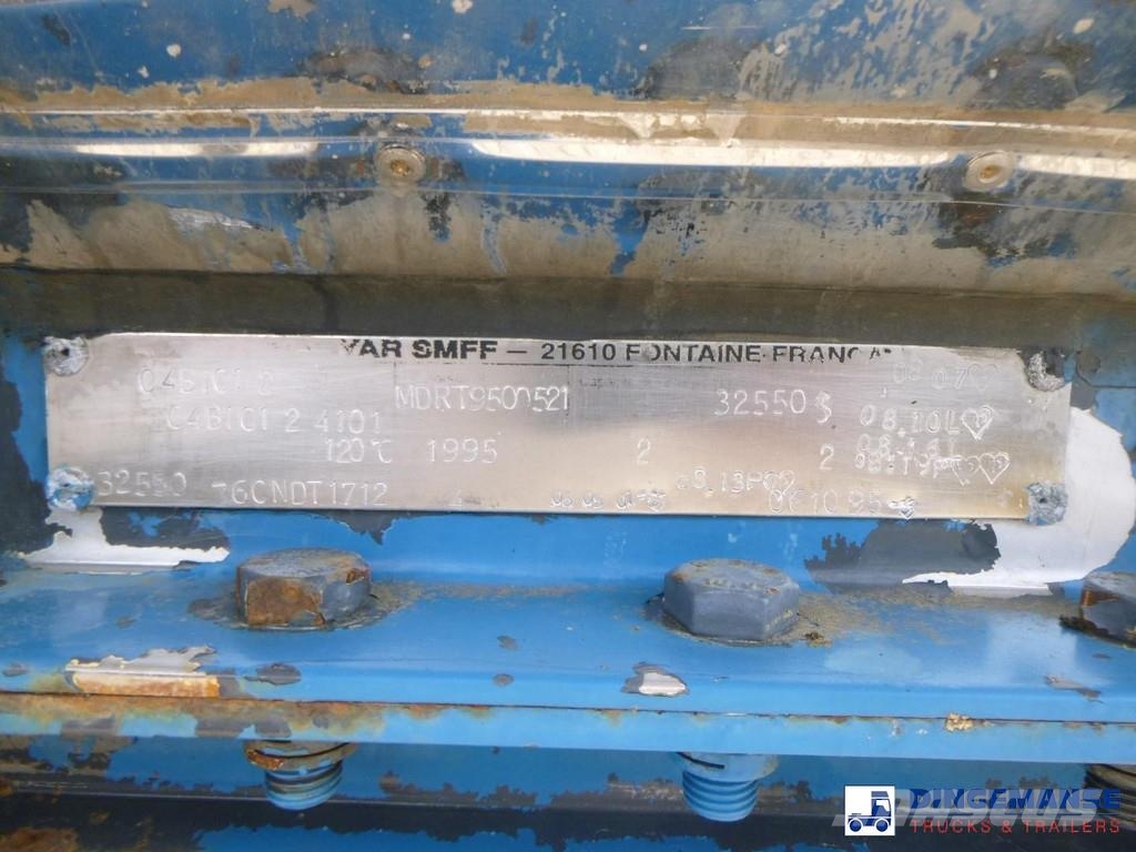 Magyar Chemical tank inox L4BH 32.5 m3 / 1 comp Semi remorque citerne