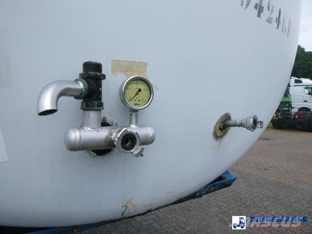 Magyar Chemical tank inox L4BH 32.5 m3 / 1 comp Semi remorque citerne
