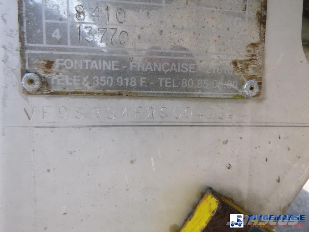 Magyar Chemical tank inox L4BH 32.5 m3 / 1 comp Semi remorque citerne