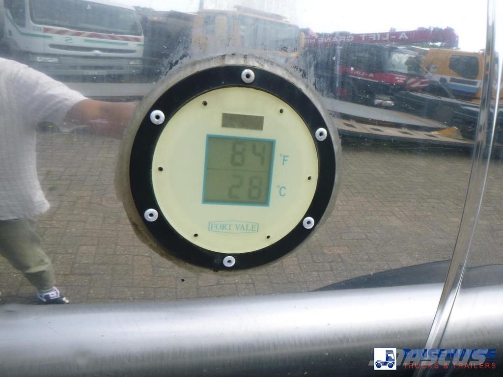 Magyar Chemical tank inox L4BH 32.5 m3 / 1 comp Semi remorque citerne