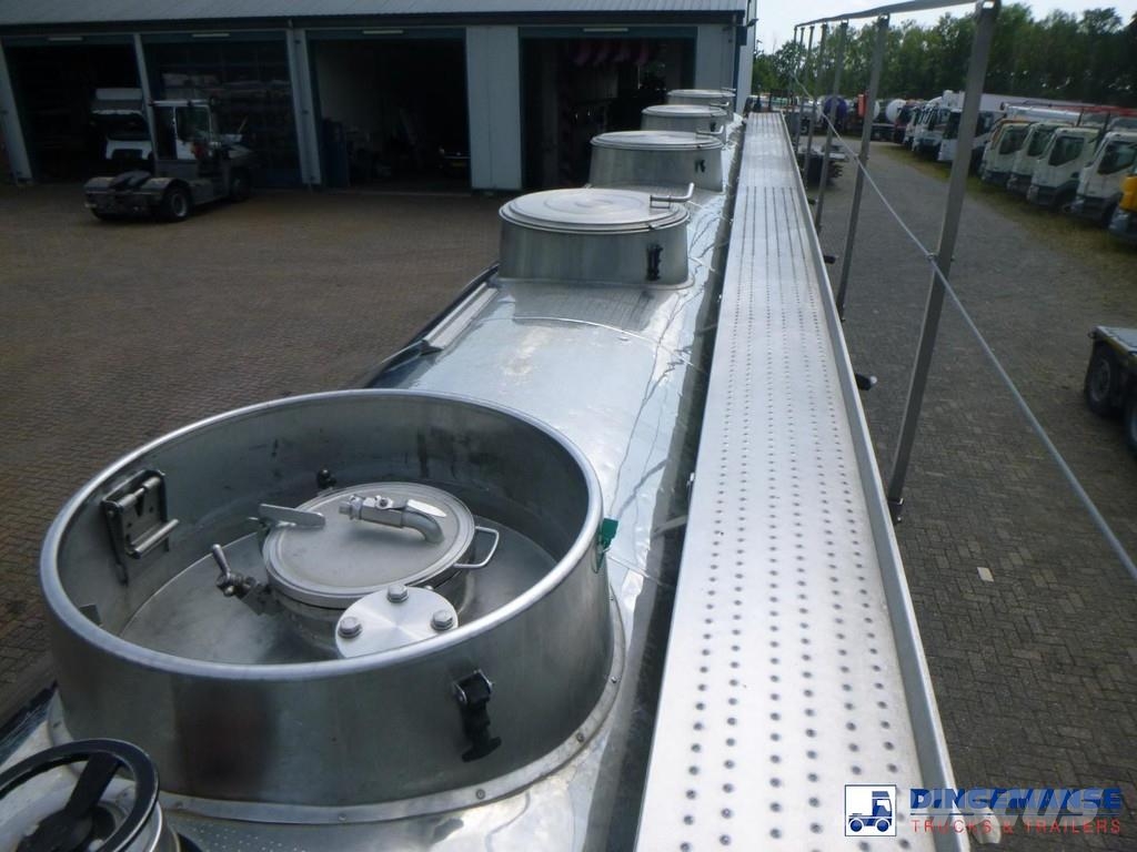 Magyar Chemical tank inox L4BH 32.5 m3 / 1 comp Semi remorque citerne