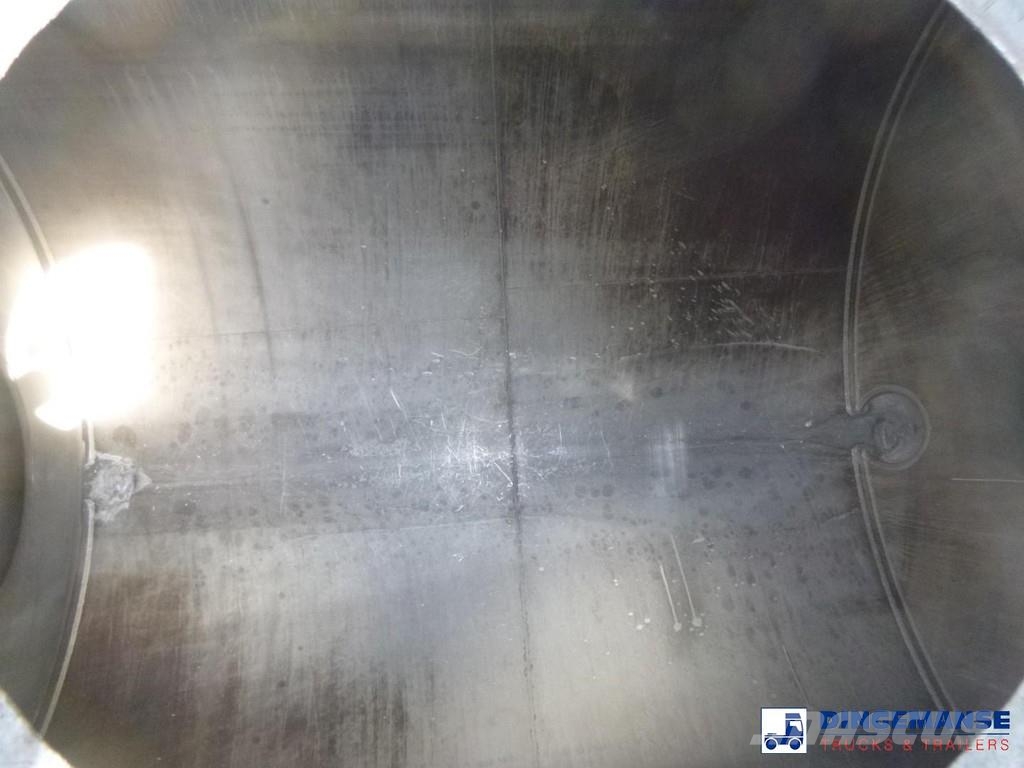 Magyar Chemical tank inox L4BH 32.5 m3 / 1 comp Semi remorque citerne