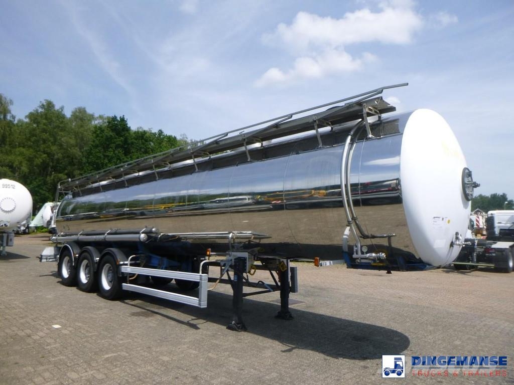 Magyar Chemical tank inox L4BH 32.5 m3 / 1 comp Semi remorque citerne