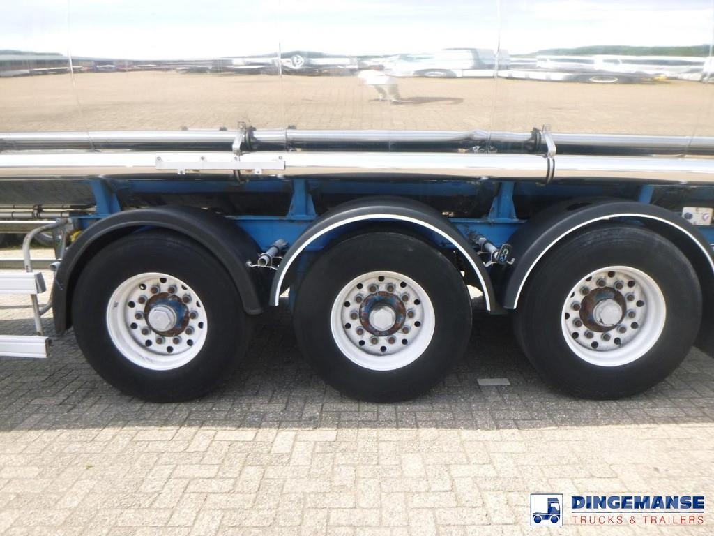 Magyar Chemical tank inox L4BH 32.5 m3 / 1 comp Semi remorque citerne