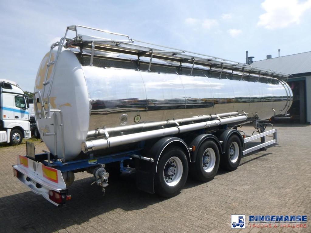 Magyar Chemical tank inox L4BH 32.5 m3 / 1 comp Semi remorque citerne