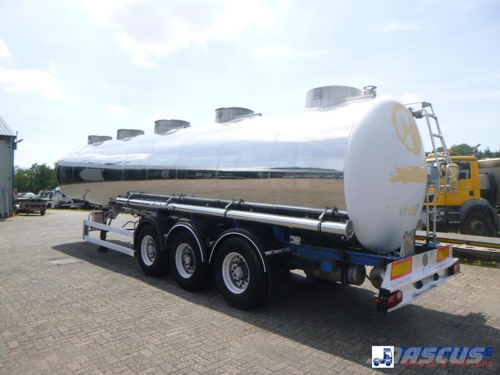 Magyar Chemical tank inox L4BH 32.5 m3 / 1 comp Semi remorque citerne