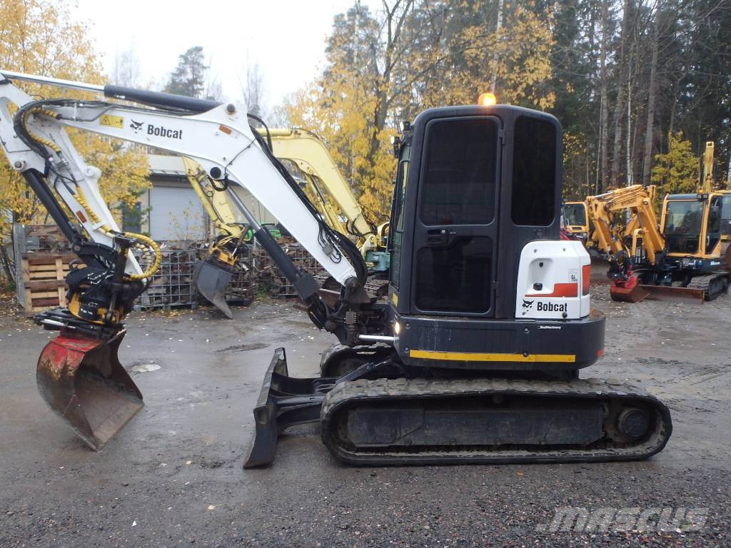 Bobcat E 50 Engcon+pihdit Minigrävare < 7t